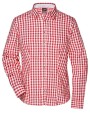 Hemden JAMES & NICHOLSON Ladies` Traditional Shirt voor bedrukking &amp; borduring
