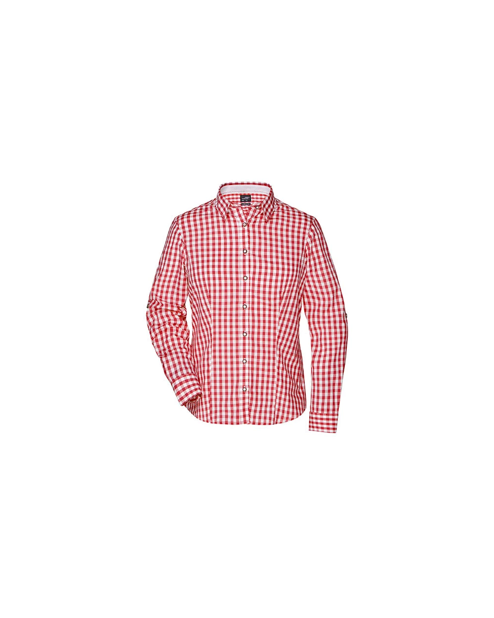 JAMES & NICHOLSON Ladies' Traditional Shirt Hemden personalisierbar