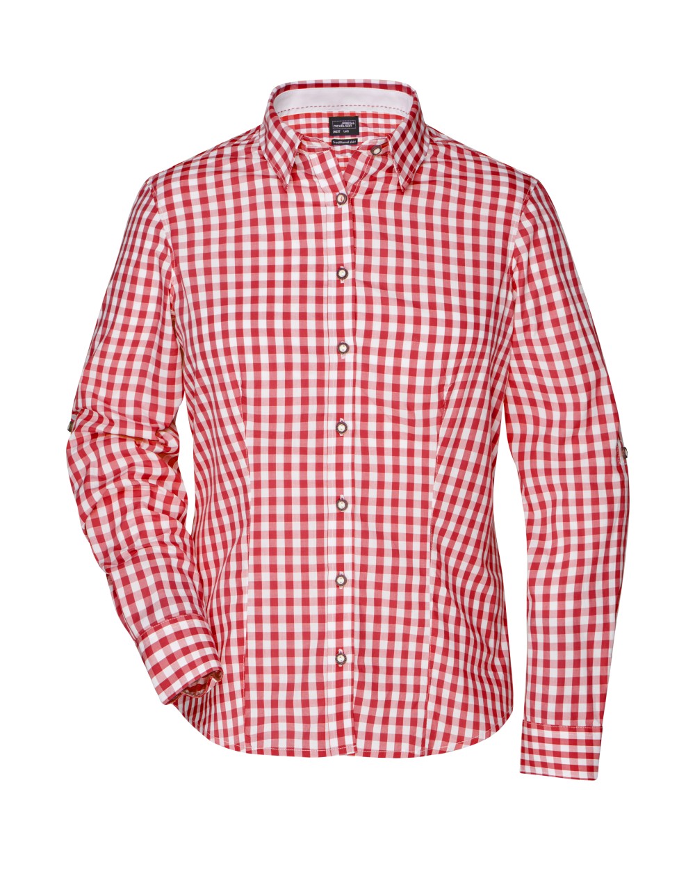 Hemden JAMES & NICHOLSON Ladies` Traditional Shirt voor bedrukking &amp; borduring