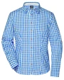 Hemden JAMES & NICHOLSON Ladies` Traditional Shirt voor bedrukking &amp; borduring