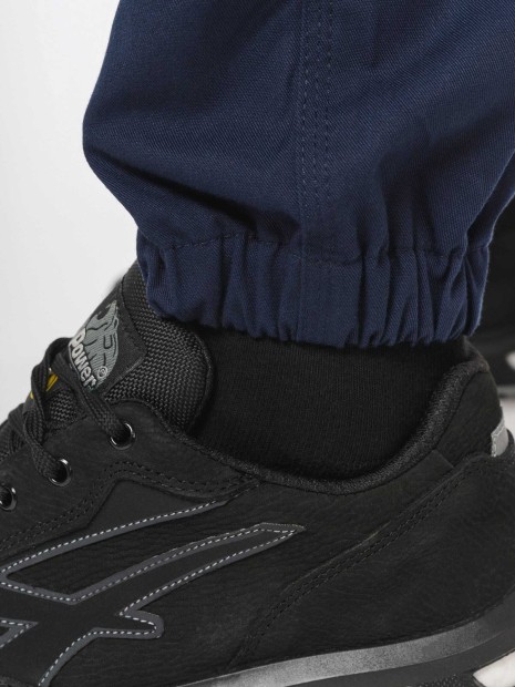 Pantalons à personnaliser WK. DESIGNED TO WORK Pantalon cargo unisexe avec bas élastiqué et bande réfléchissante 