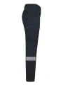 WK. DESIGNED TO WORK Pantalon cargo unisexe avec bas élastiqué et bande réfléchissante /api/colors/b68891a9-1d28-4f7a-8deb-775c45027afd personnalisable