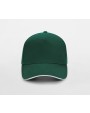 Casquettes personnalisable BEECHFIELD Casquette homme Ultimate à 5 panneaux sandwich contrasté