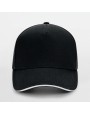 Casquettes personnalisable BEECHFIELD Casquette homme Ultimate à 5 panneaux sandwich contrasté