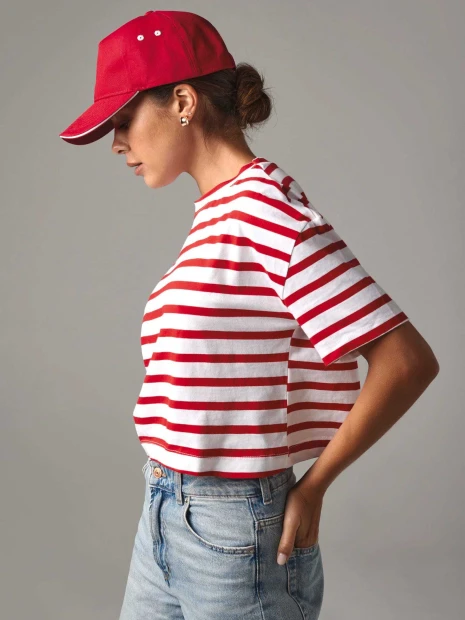 Casquettes à personnaliser BEECHFIELD Casquette homme Ultimate à 5 panneaux sandwich contrasté 