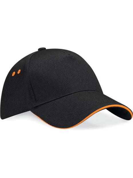 BEECHFIELD Casquette homme Ultimate à 5 panneaux sandwich contrasté /api/colors/a825d0cb-4b81-4fb3-8c4e-0cffe2e80eec personnalisable