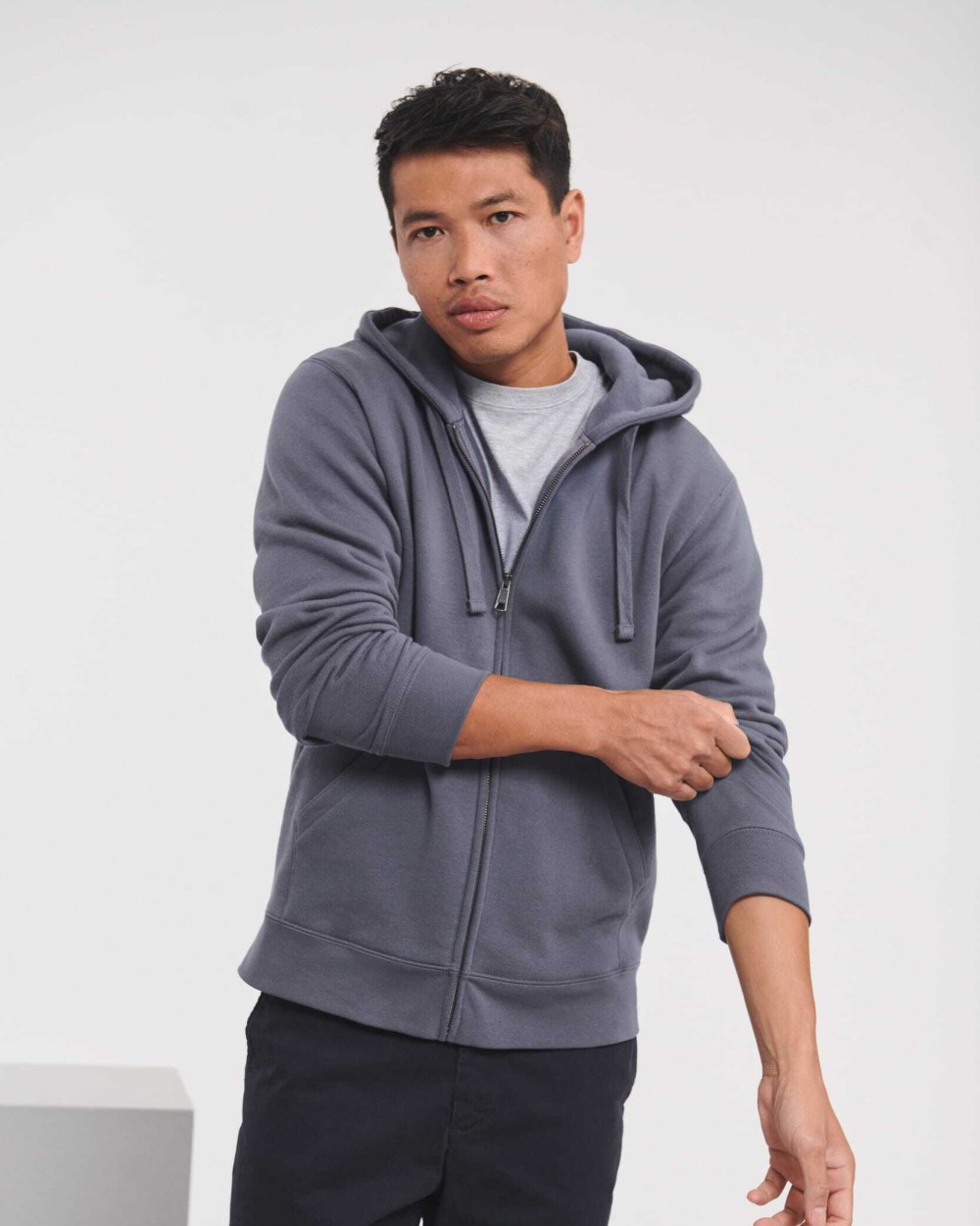 RUSSELL Zip Hooded Sweat-shirt Sweatshirts personalisierbar