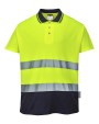 PORTWEST Two-tone cotton Comfort polo (S174) Poloshirts personalisierbar