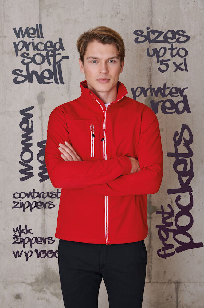 Softshells personnalisable PRINTER Vert
Veste Softshell Hommes