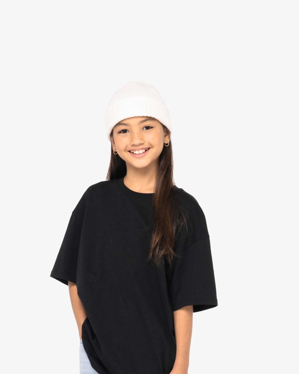 T-shirts NATIVE SPIRIT Ecologisch oversized kinder T-shirt voor bedrukking &amp; borduring