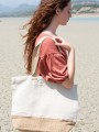 Sacs & Bagagerie à personnaliser KIMOOD Sac de shopping fourre-tout esprit rustique 