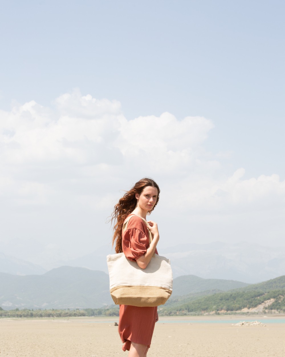 Sacs & Bagagerie personnalisable KIMOOD Sac de shopping fourre-tout esprit rustique