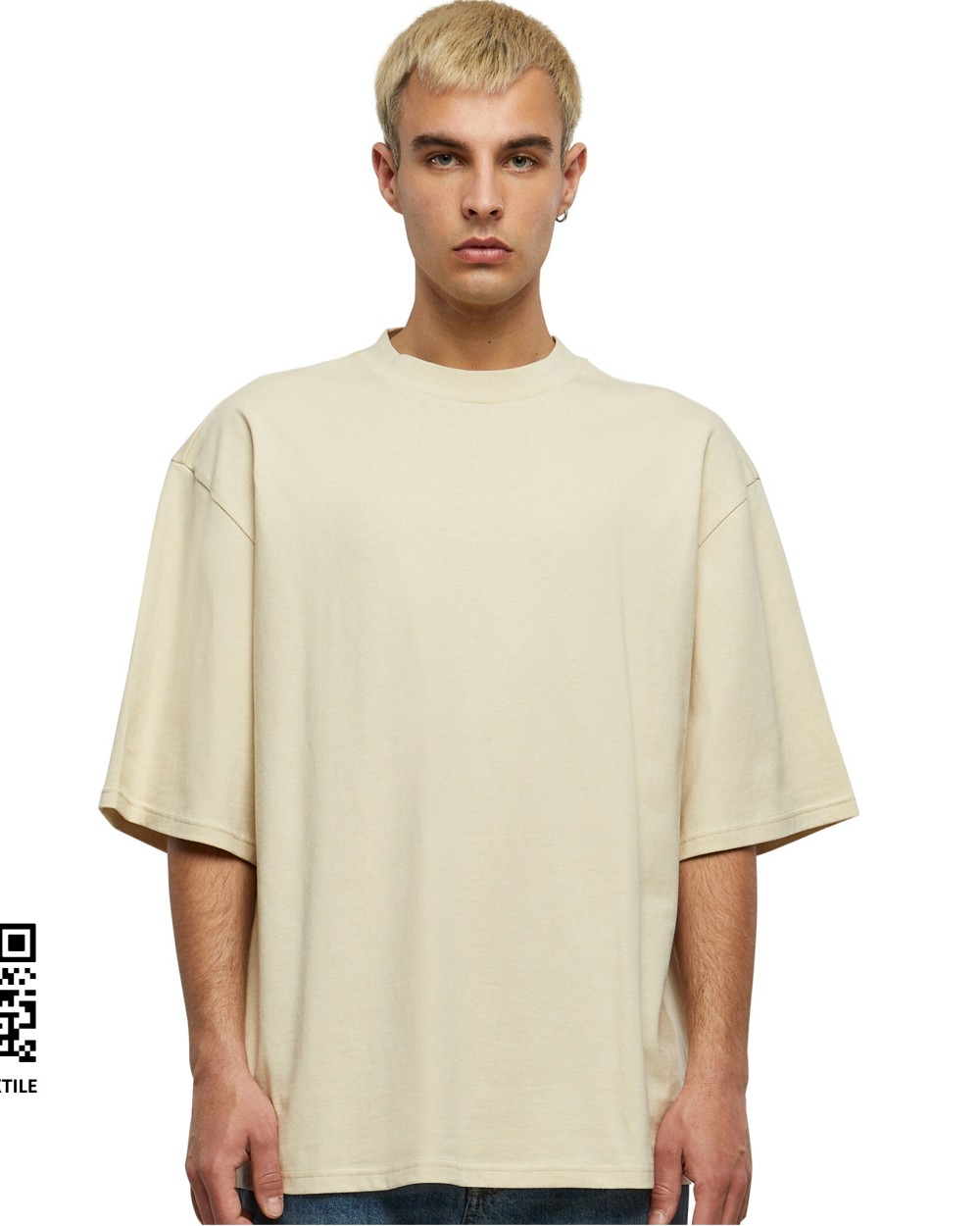 T-shirts BUILD YOUR BRAND OVERSIZED SLEEVE TEE voor bedrukking &amp; borduring