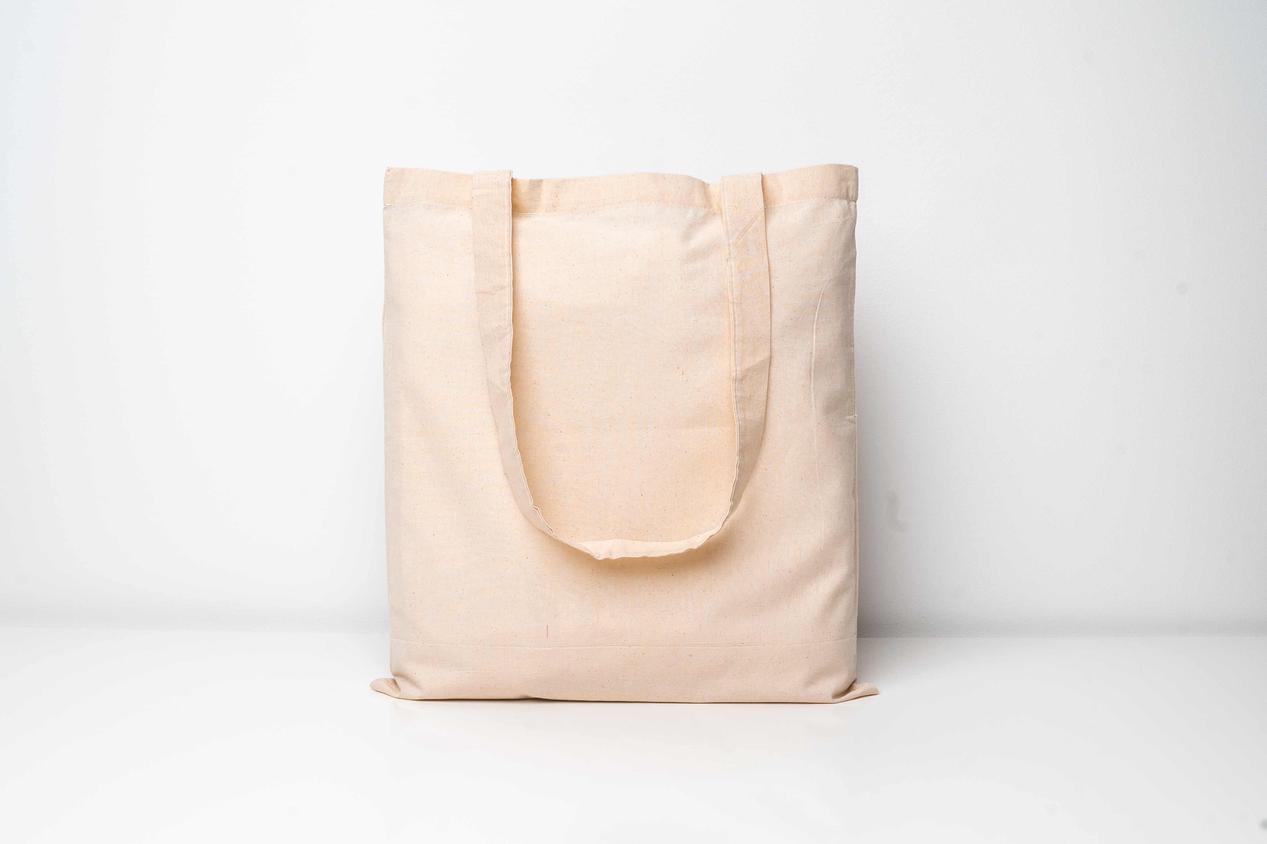 Tote bags PRINTWEAR Cotton Bag PREMIUM Long Handles voor bedrukking &amp; borduring