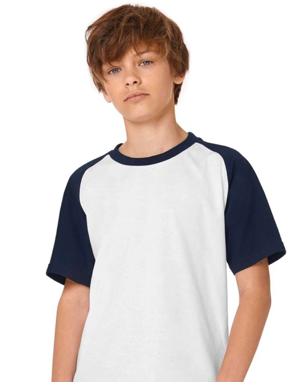 T-shirts B&C Kids' Base-ball T-shirt voor bedrukking &amp; borduring