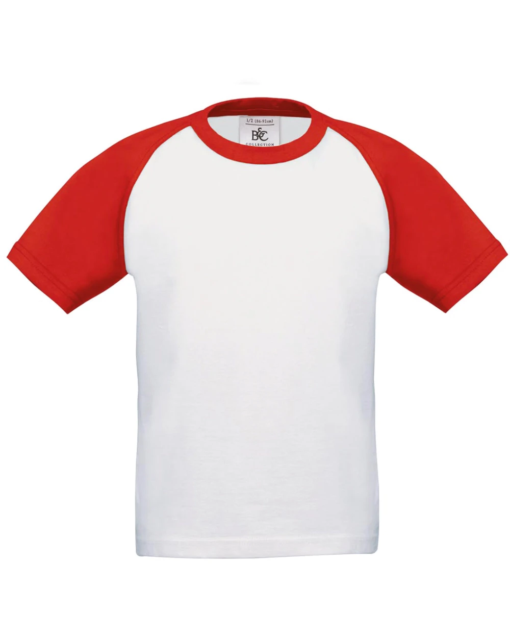 T-shirts B&C Kids' Base-ball T-shirt voor bedrukking &amp; borduring