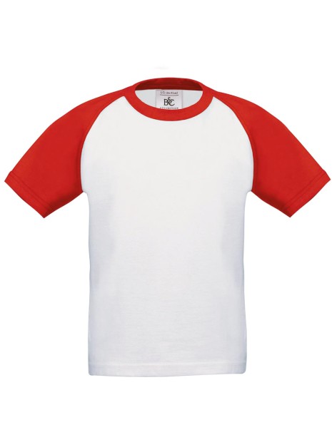B&C T-shirt enfant Baseball /api/colors/9f92a202-c244-4977-9a4f-b1dea2a1d7fd personnalisable