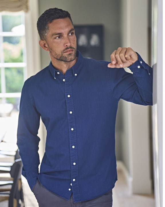 Hemden TEE JAYS CASUAL TWILL SHIRT voor bedrukking &amp; borduring