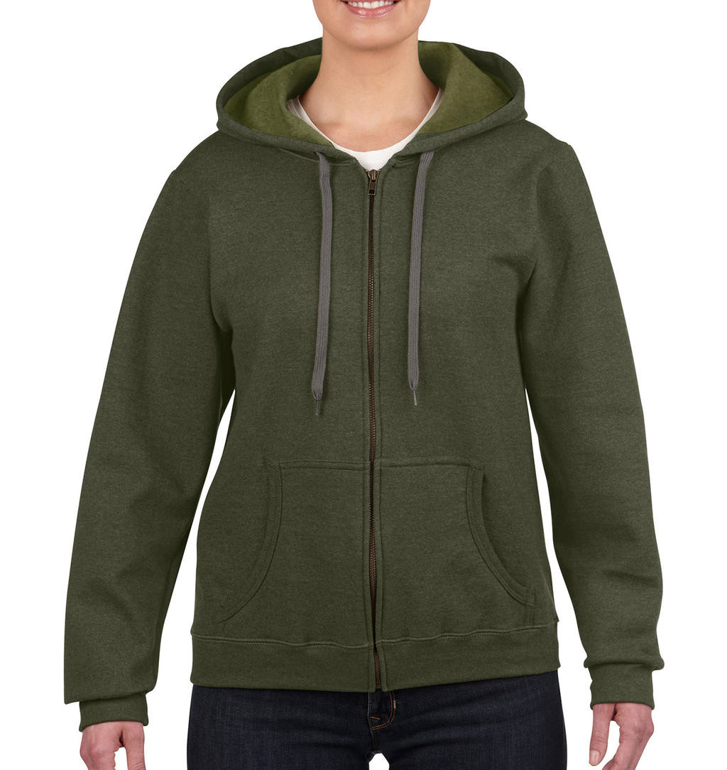 Sweat-shirts personnalisable GILDAN Vintage Ladies' Full Zip Hooded Sweat