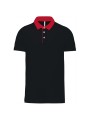 KARIBAN Polo jersey bicolore homme /api/colors/b084ccc6-964d-4c40-a33e-0f276869188a personnalisable