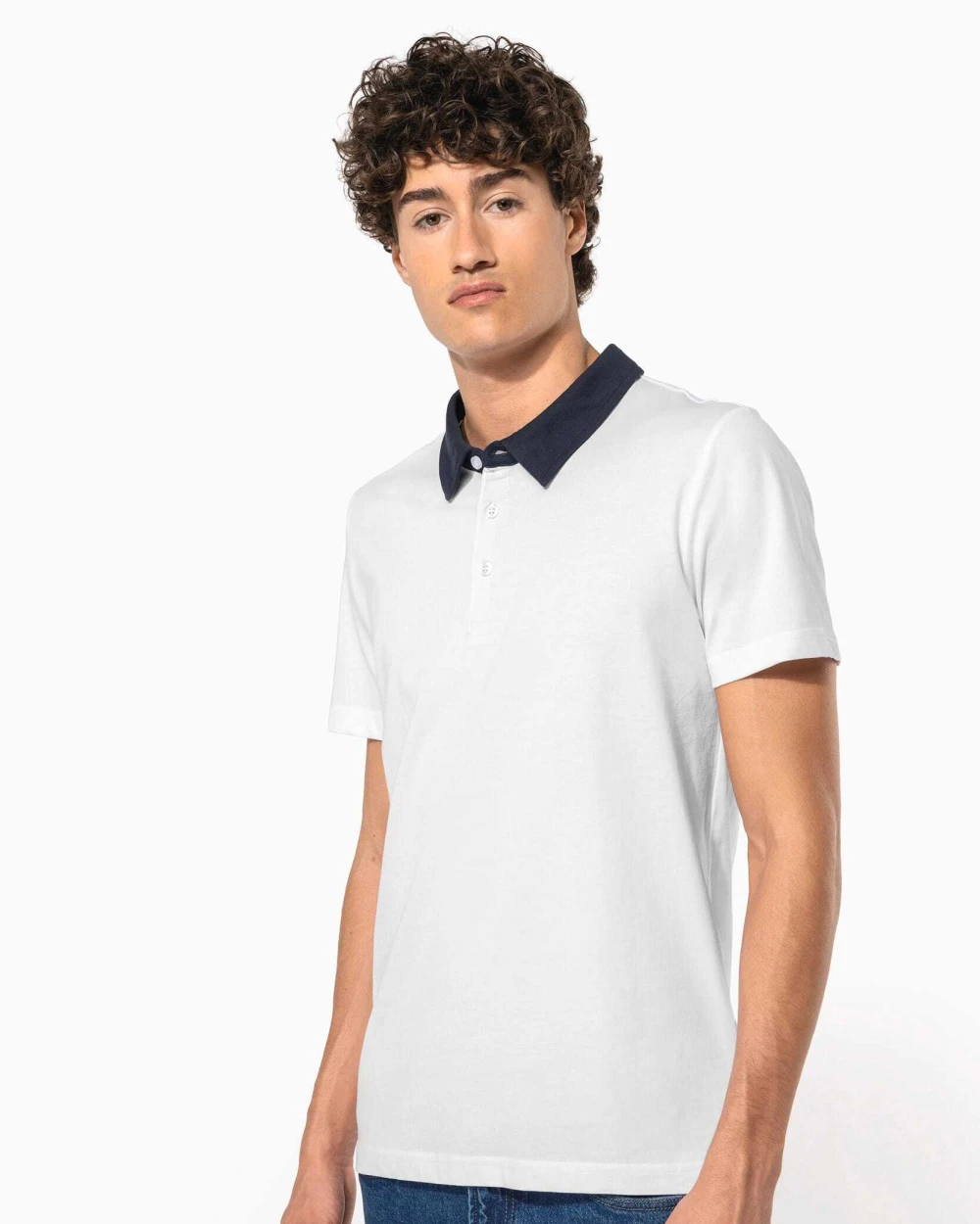 Polo's KARIBAN Tweekleurige herenpolo jersey voor bedrukking &amp; borduring