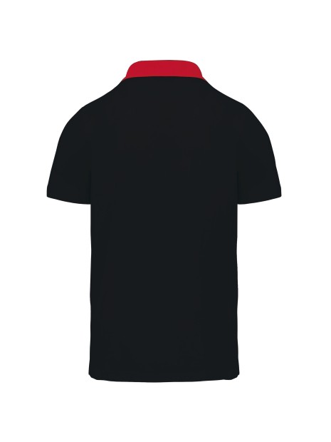 KARIBAN Polo jersey bicolore homme /api/colors/b084ccc6-964d-4c40-a33e-0f276869188a personnalisable