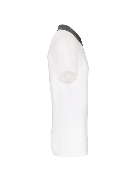 KARIBAN Polo jersey bicolore homme /api/colors/ec1c3fbe-c5a7-4b44-8dba-75168bf51e92 personnalisable
