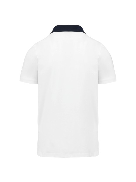 KARIBAN Polo jersey bicolore homme /api/colors/7106f99d-2e20-4f66-8e9f-e598d6240563 personnalisable