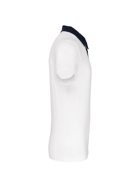 KARIBAN Polo jersey bicolore homme /api/colors/7106f99d-2e20-4f66-8e9f-e598d6240563 personnalisable