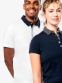 Polos à personnaliser KARIBAN Polo jersey bicolore homme 