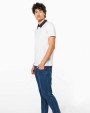 KARIBAN Zweifarbiges Jersey-Polohemd für Herren Poloshirts personalisierbar