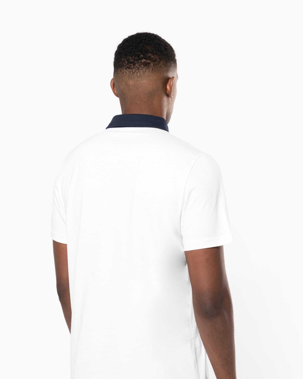 Polos personnalisable KARIBAN Polo jersey bicolore homme