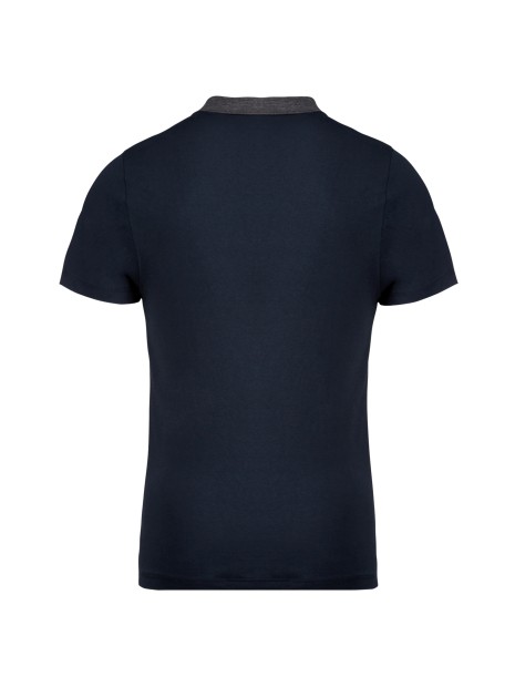 KARIBAN Polo jersey bicolore homme /api/colors/2b460528-2a24-4ca0-9dfa-4cd76593f0e3 personnalisable