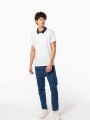 Polos à personnaliser KARIBAN Polo jersey bicolore homme 