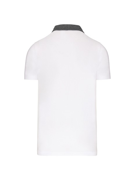 KARIBAN Polo jersey bicolore homme /api/colors/ec1c3fbe-c5a7-4b44-8dba-75168bf51e92 personnalisable