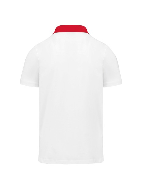 KARIBAN Polo jersey bicolore homme /api/colors/9f92a202-c244-4977-9a4f-b1dea2a1d7fd personnalisable