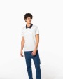 KARIBAN Zweifarbiges Jersey-Polohemd für Herren Poloshirts personalisierbar