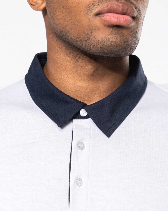 Polo's KARIBAN Tweekleurige herenpolo jersey voor bedrukking &amp; borduring