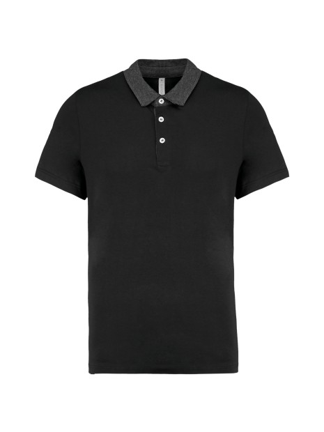 KARIBAN Polo jersey bicolore homme /api/colors/424afac0-321b-4af6-8ff7-d5d26610a318 personnalisable