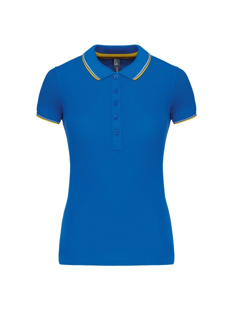 KARIBAN Polo manches courtes femme /api/colors/920faae0-2264-48d8-963b-8c8bc5c54cef personnalisable