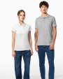 KARIBAN Damen Piqué Poloshirt Kurzarm Poloshirts personalisierbar
