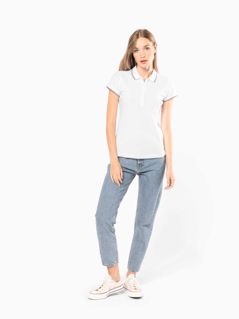 Polos à personnaliser KARIBAN Polo manches courtes femme 