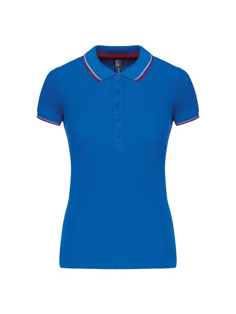 KARIBAN Polo manches courtes femme /api/colors/b10c6af5-c17d-4b15-8822-6ce50408435b personnalisable