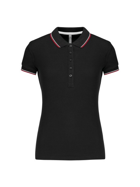 KARIBAN Polo manches courtes femme /api/colors/6115d0d1-a158-4f42-92d3-ca9df3b58b8d personnalisable