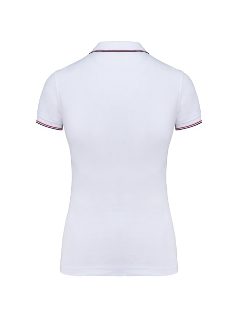 KARIBAN Polo manches courtes femme /api/colors/6d0adb01-8dd7-4172-baef-6a4e089565a0 personnalisable