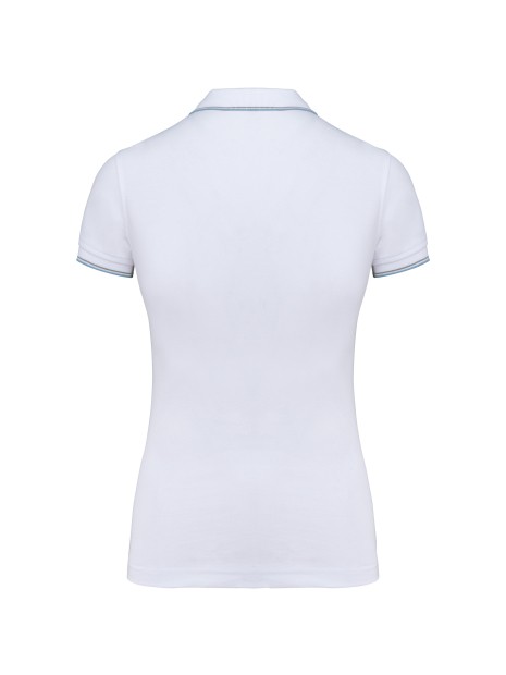 KARIBAN Polo manches courtes femme /api/colors/0253fadf-707b-4e71-af4c-660cbeb30029 personnalisable