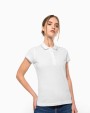 KARIBAN Damen Piqué Poloshirt Kurzarm Poloshirts personalisierbar
