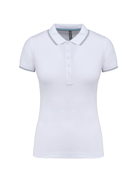 KARIBAN Polo manches courtes femme /api/colors/0253fadf-707b-4e71-af4c-660cbeb30029 personnalisable