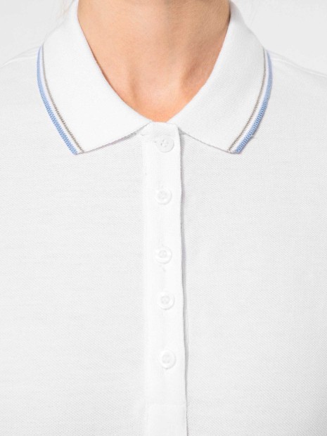 Polos à personnaliser KARIBAN Polo manches courtes femme 