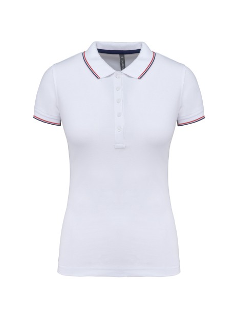 KARIBAN Polo manches courtes femme /api/colors/6d0adb01-8dd7-4172-baef-6a4e089565a0 personnalisable